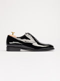 Men's Black Patent Leather Oxford Shoes