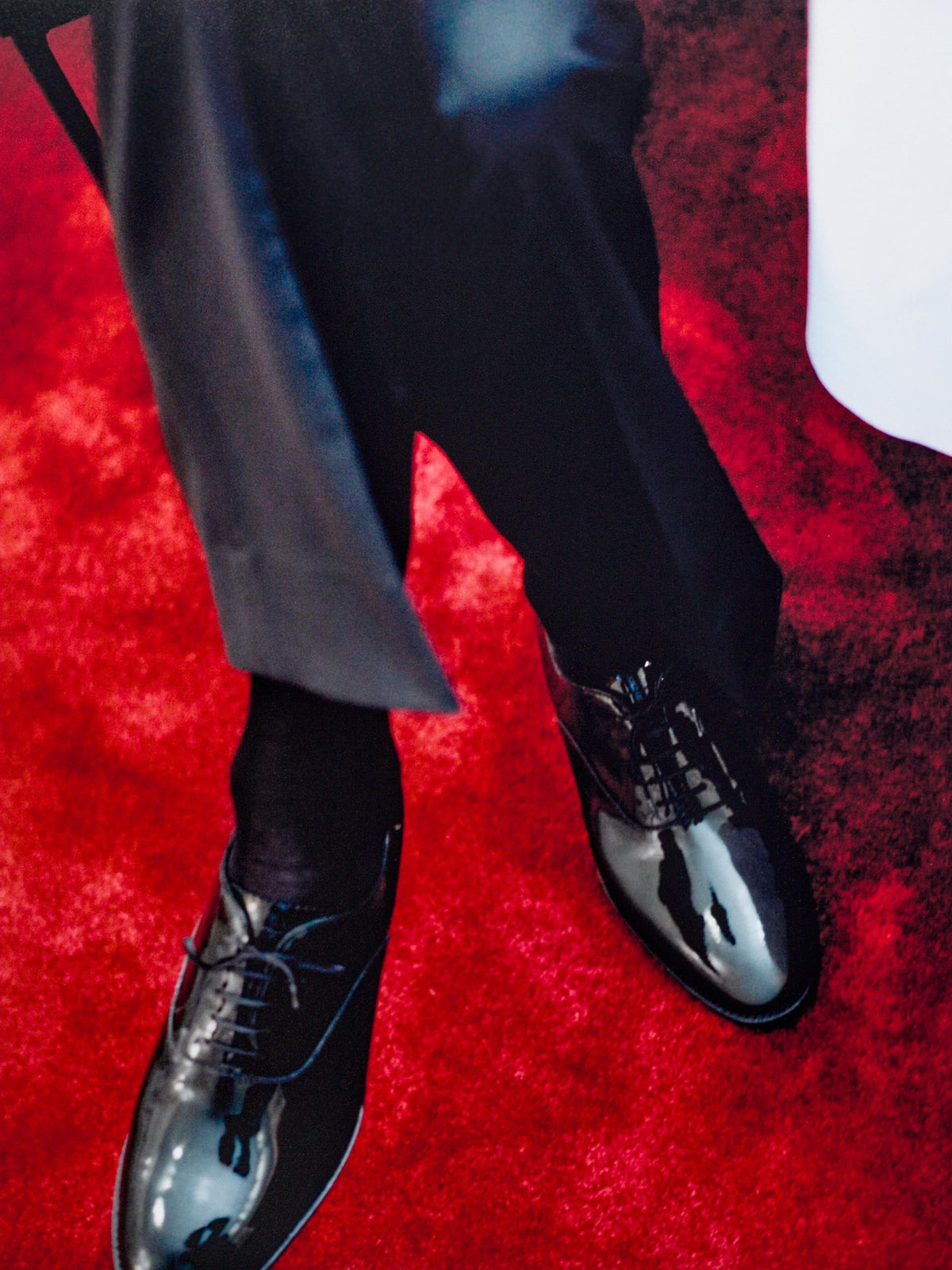Men's Black Patent Leather Oxford Shoes