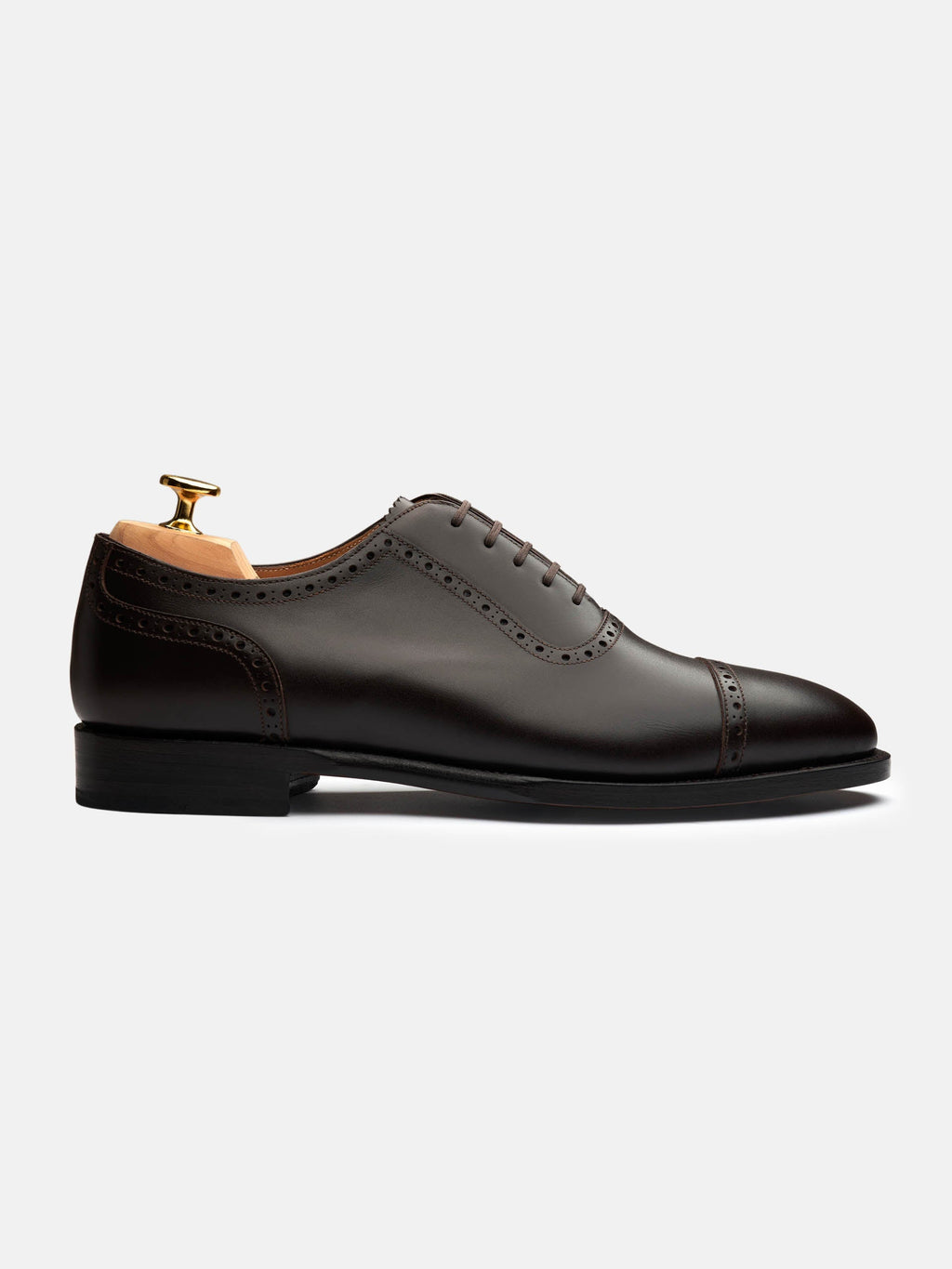 Men's Brown Leather Oxford Shoes – Adelaide