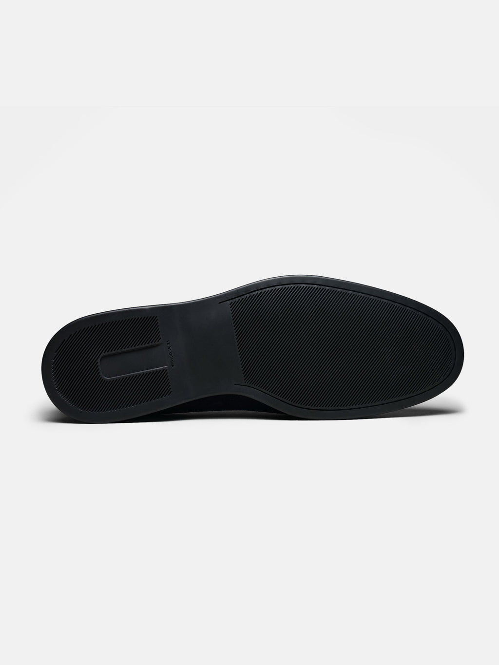 Men's Black Deerskin Belgian Loafers
