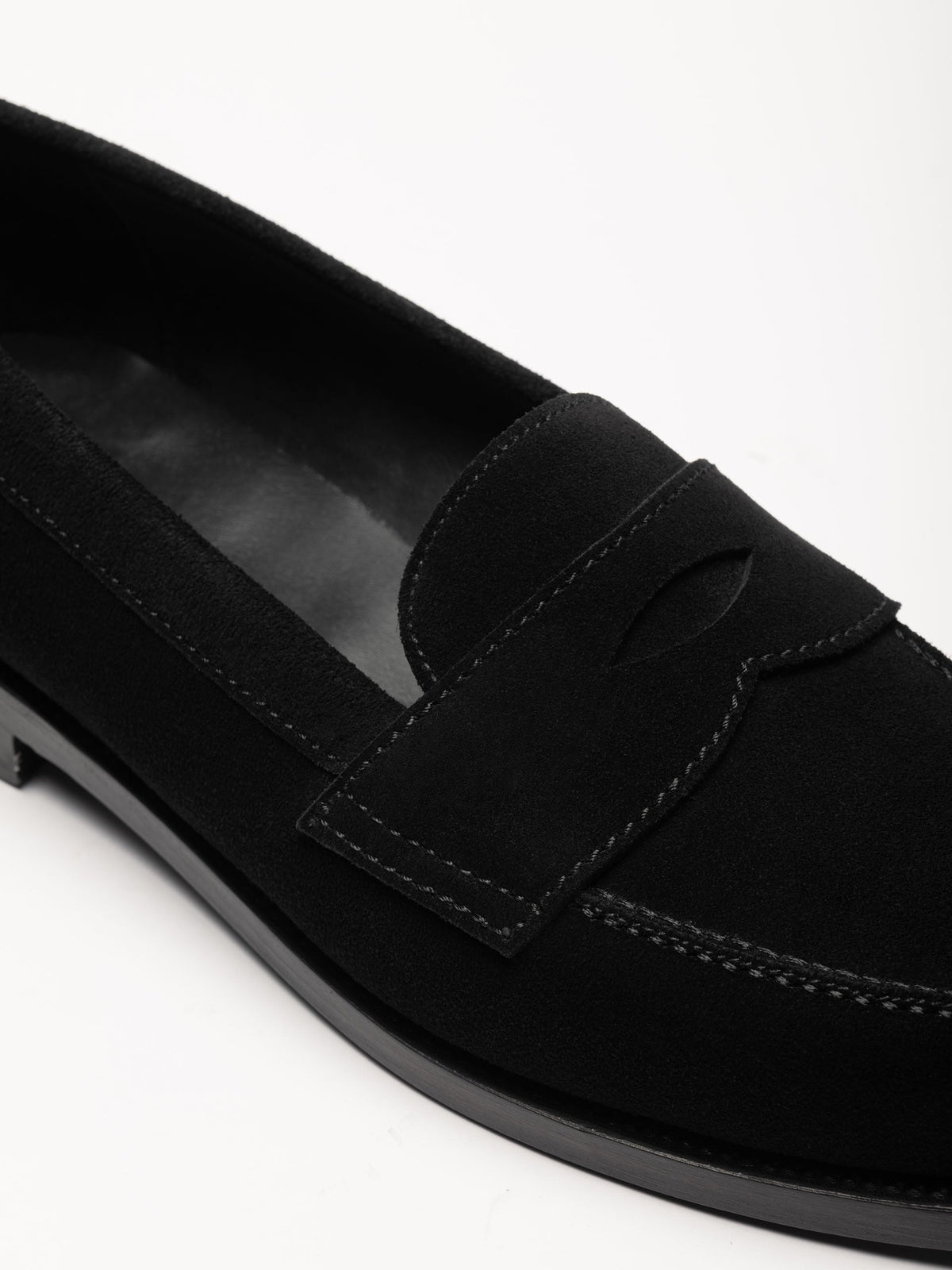 Men's Black Suede Loafers – Ivy