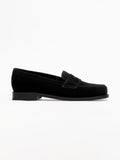 Men's Black Suede Loafers – Ivy