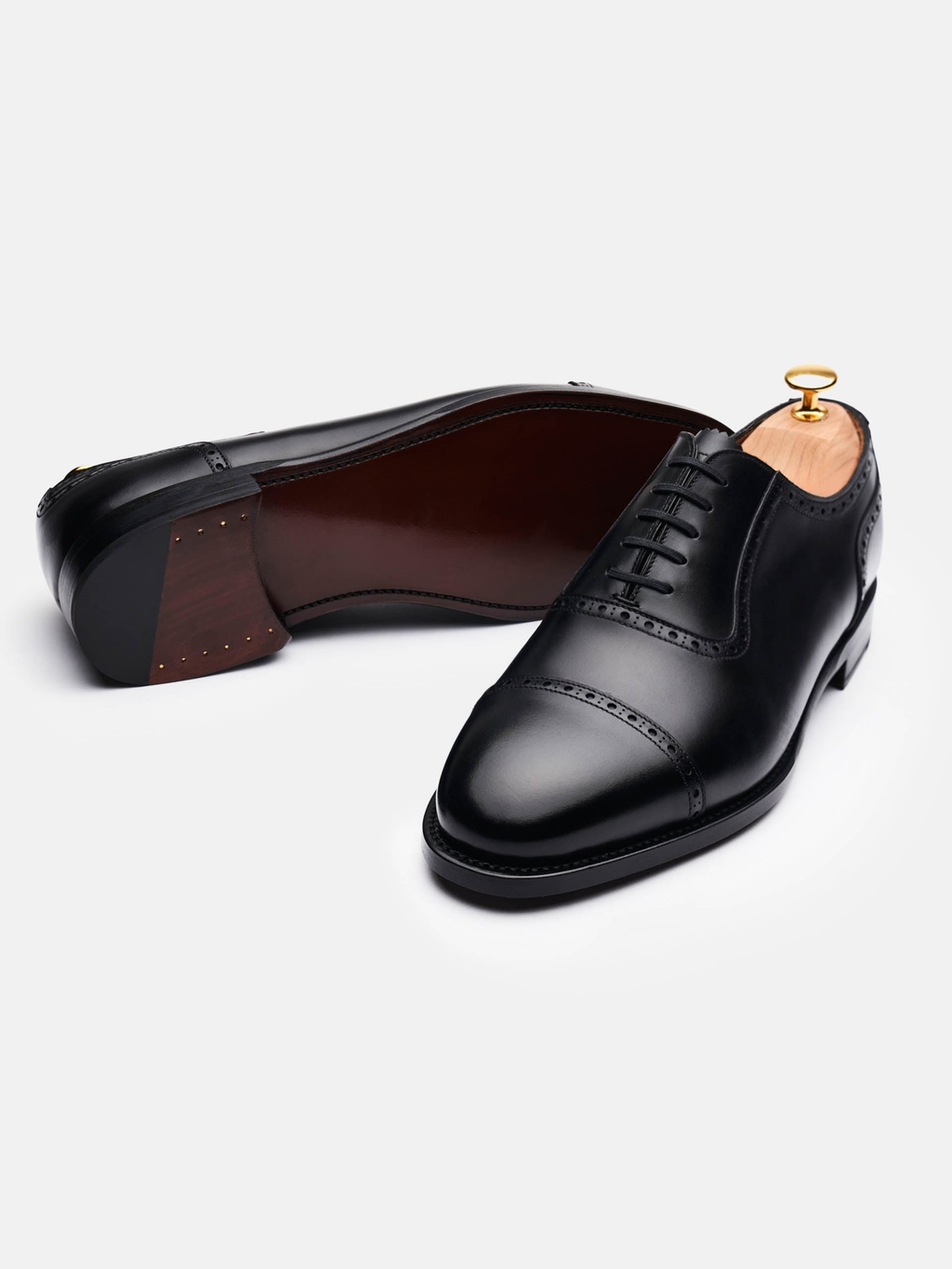 Men's Black Oxford Shoes – Adelaide