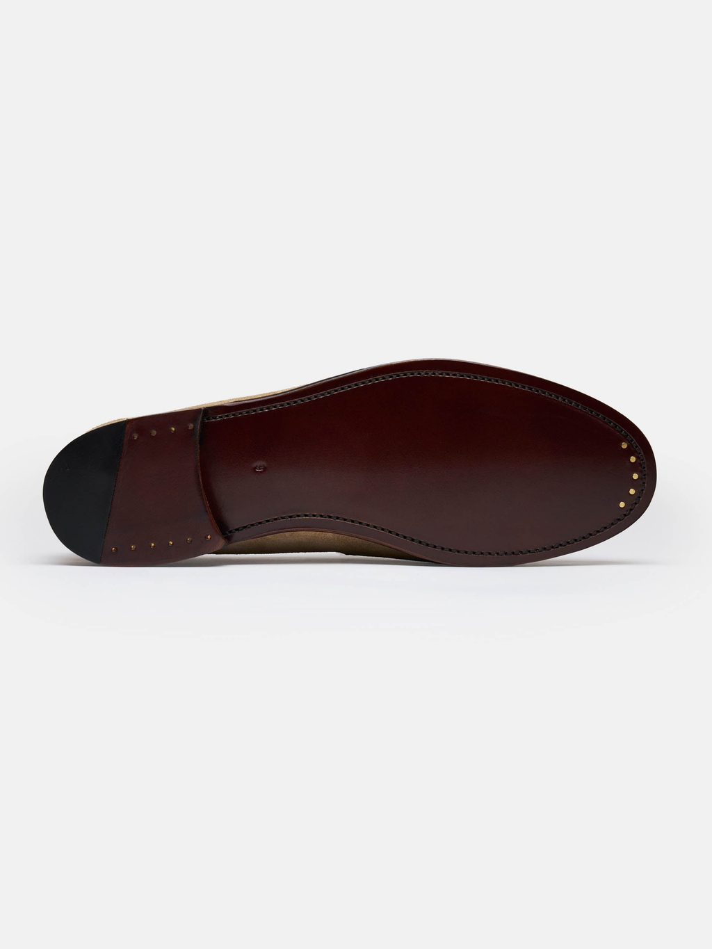 Men's Black Suede Penny Loafers