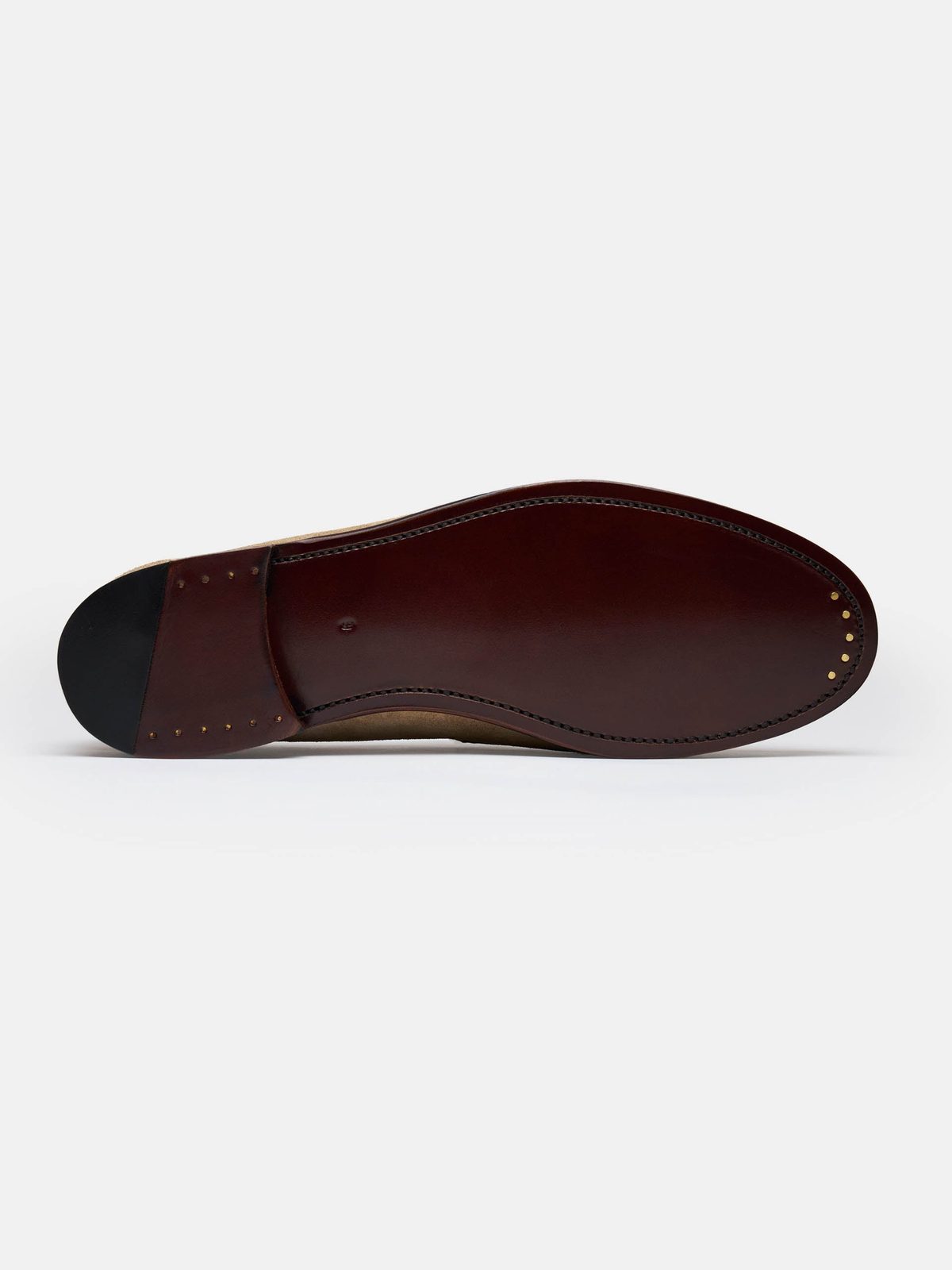 Men's Black Suede Penny Loafers