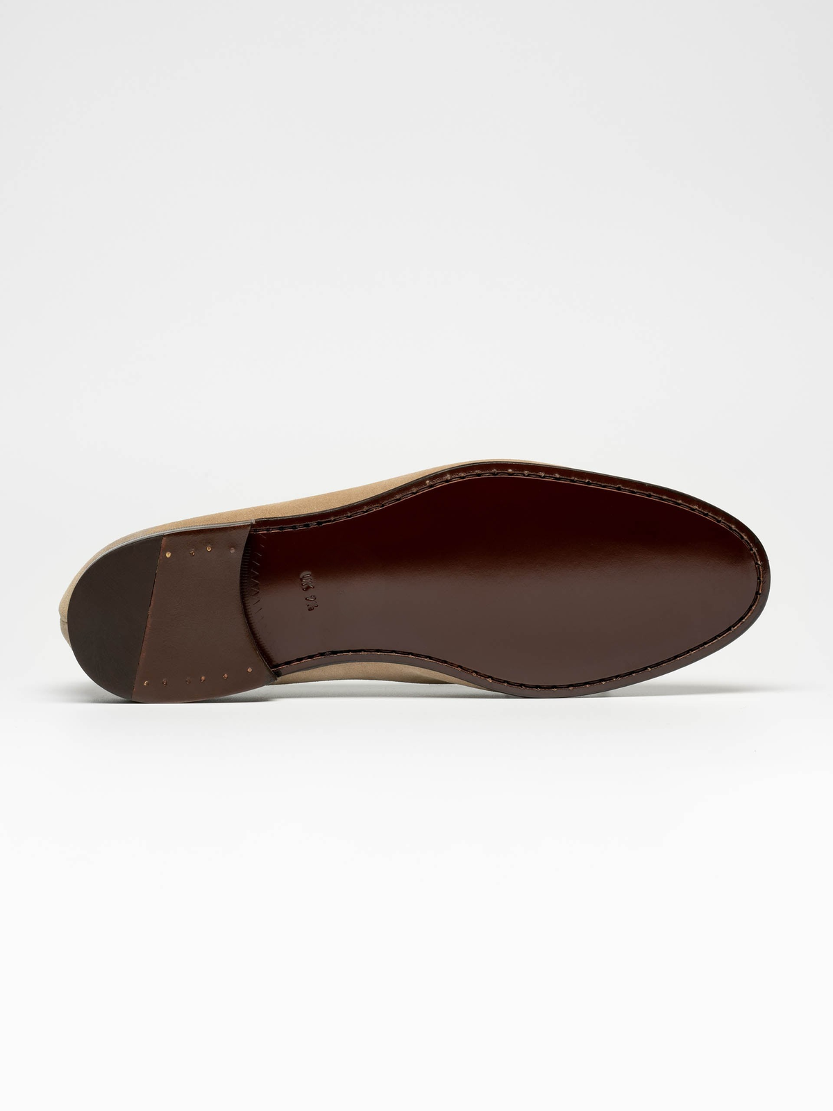 Men's Taupe Nubuck Belgian Loafers – Unlined