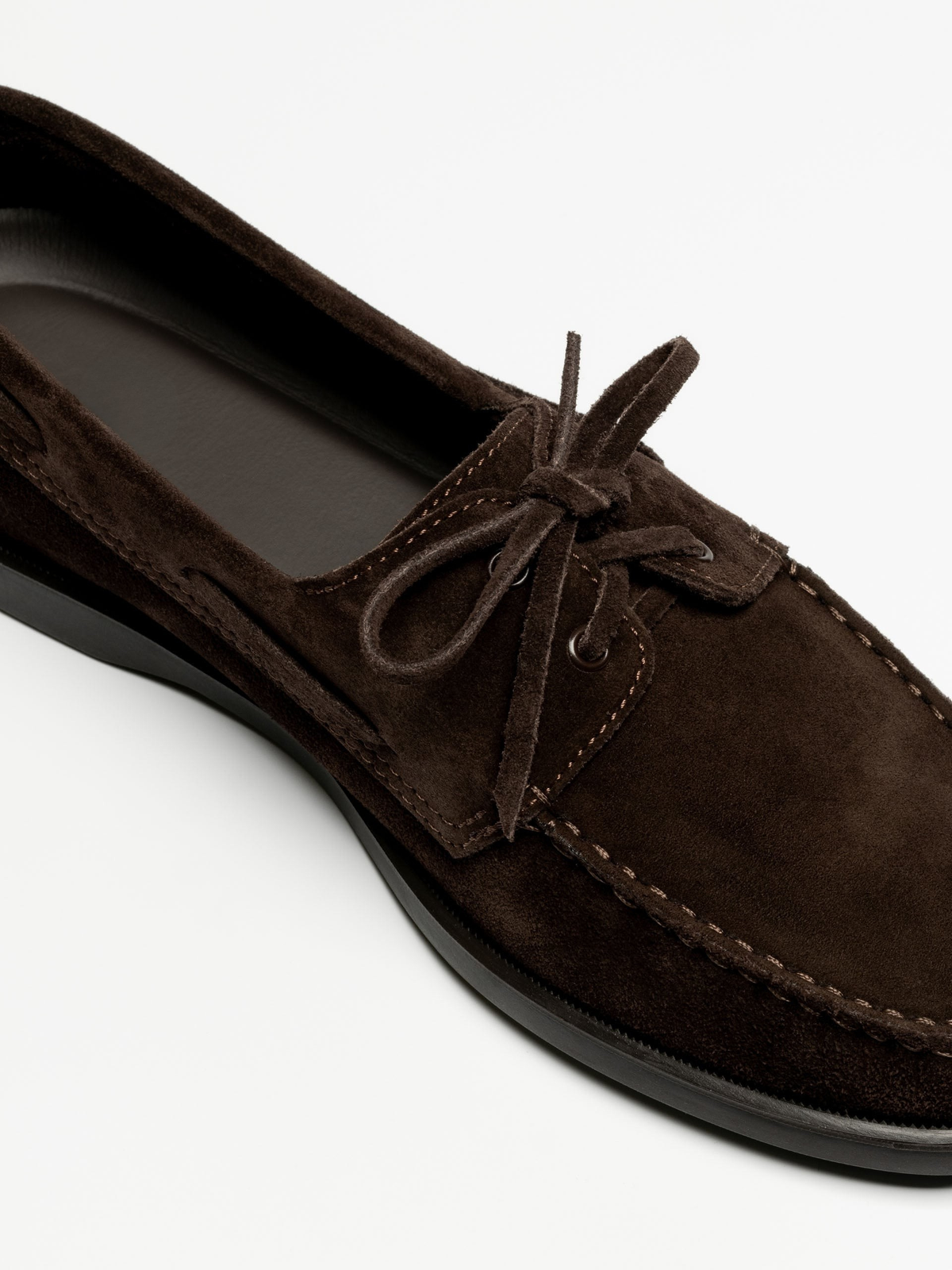 Men's Brown Suede Boat Shoes