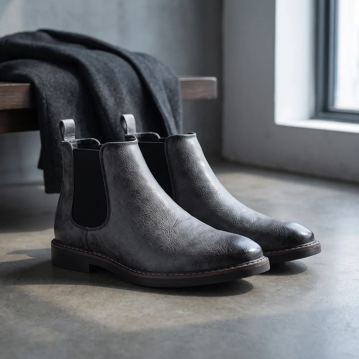 Men's Grey Chelsea Boots – Ashford