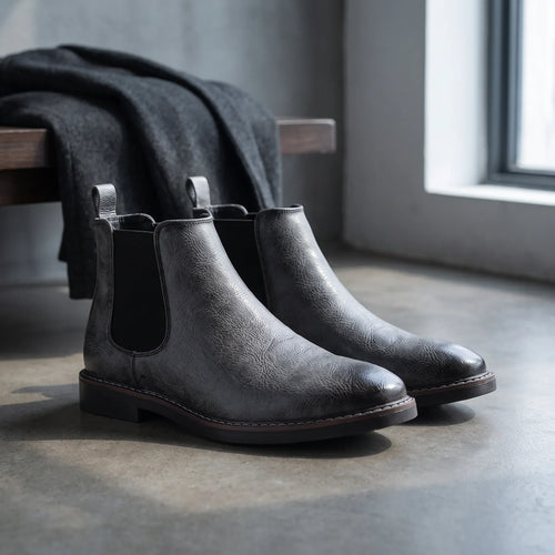 Men's Grey Chelsea Boots – Ashford