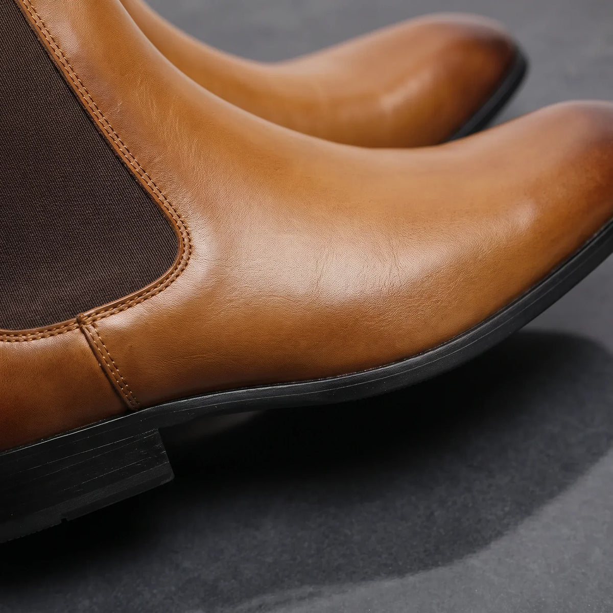 Men's Cognac Chelsea Boots – Wexford