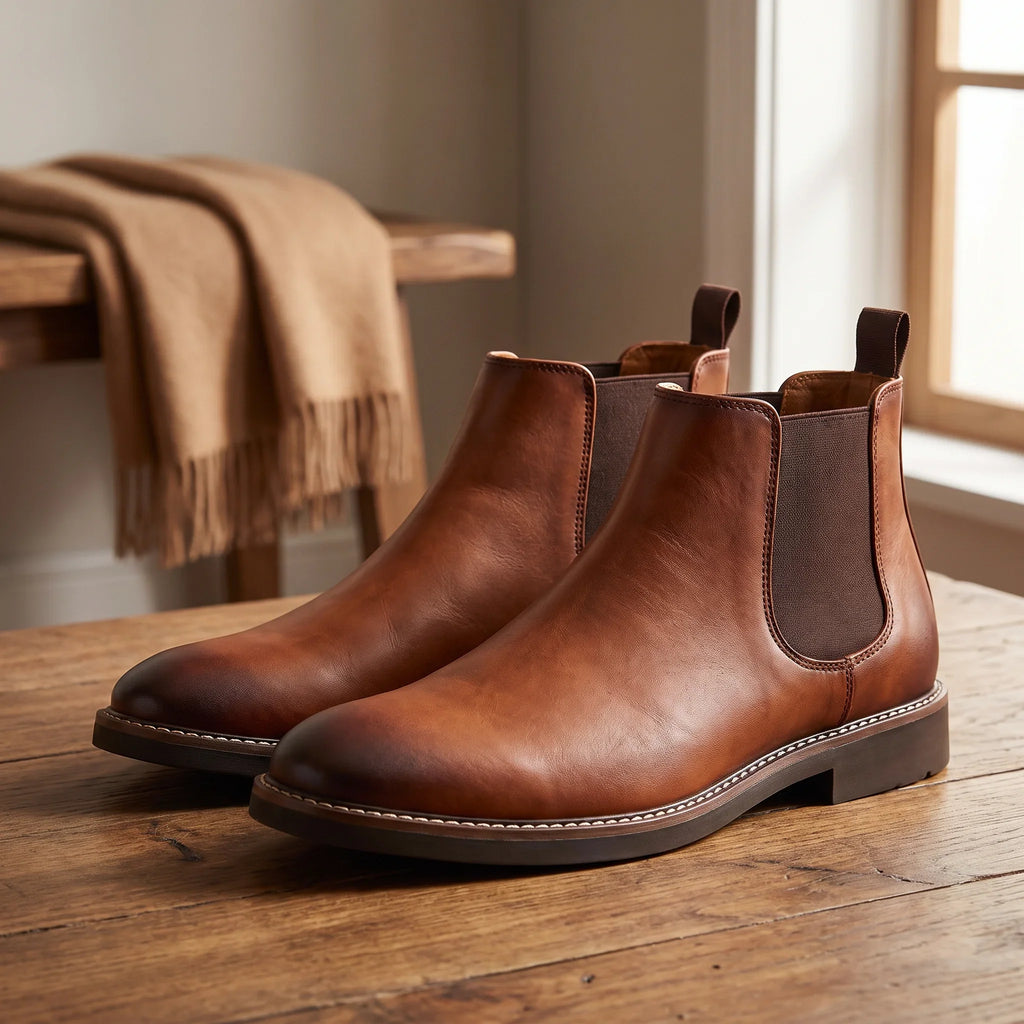 Men's Leather Chelsea Boots – Goodyear Welted