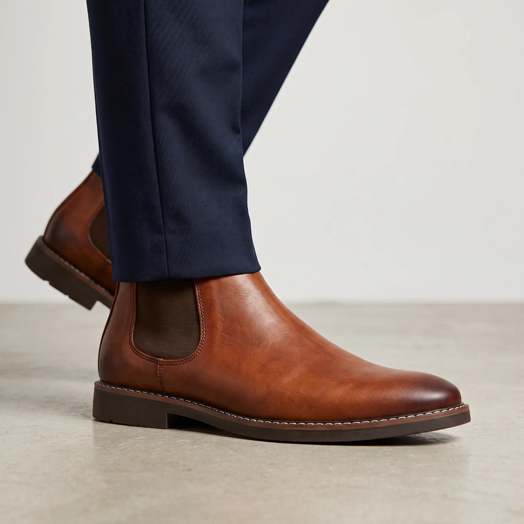 Men's Leather Chelsea Boots – Goodyear Welted
