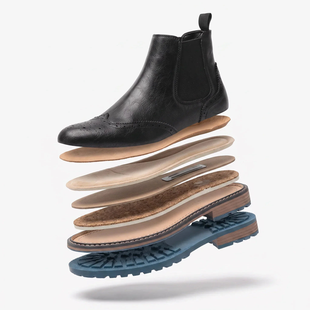 Men's Black Brogue Chelsea Boots – Fairfax